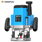 2200W Electric Trimmer Wood Milling Trimming Engraving Slotting Machine Power Carpentry Tool Trimming Machine Router Tool