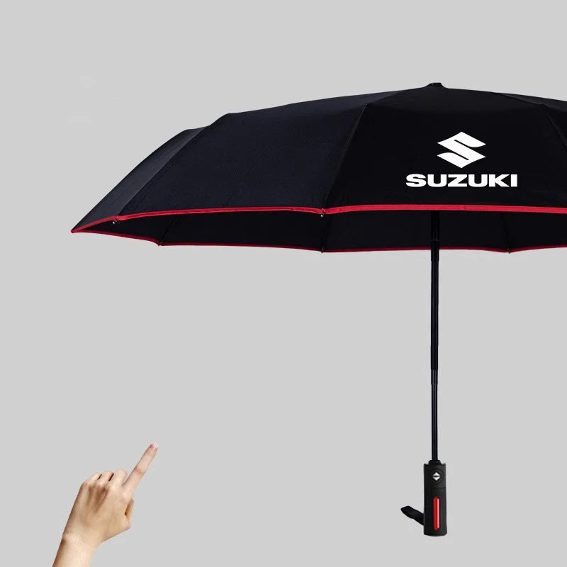 Car Automatic Folding Windproof Sunshade Umbrella For Suzuki S-Cross Swift SX4 Vitara Jimny Grand-Vitara Alto Ciaz Accessories