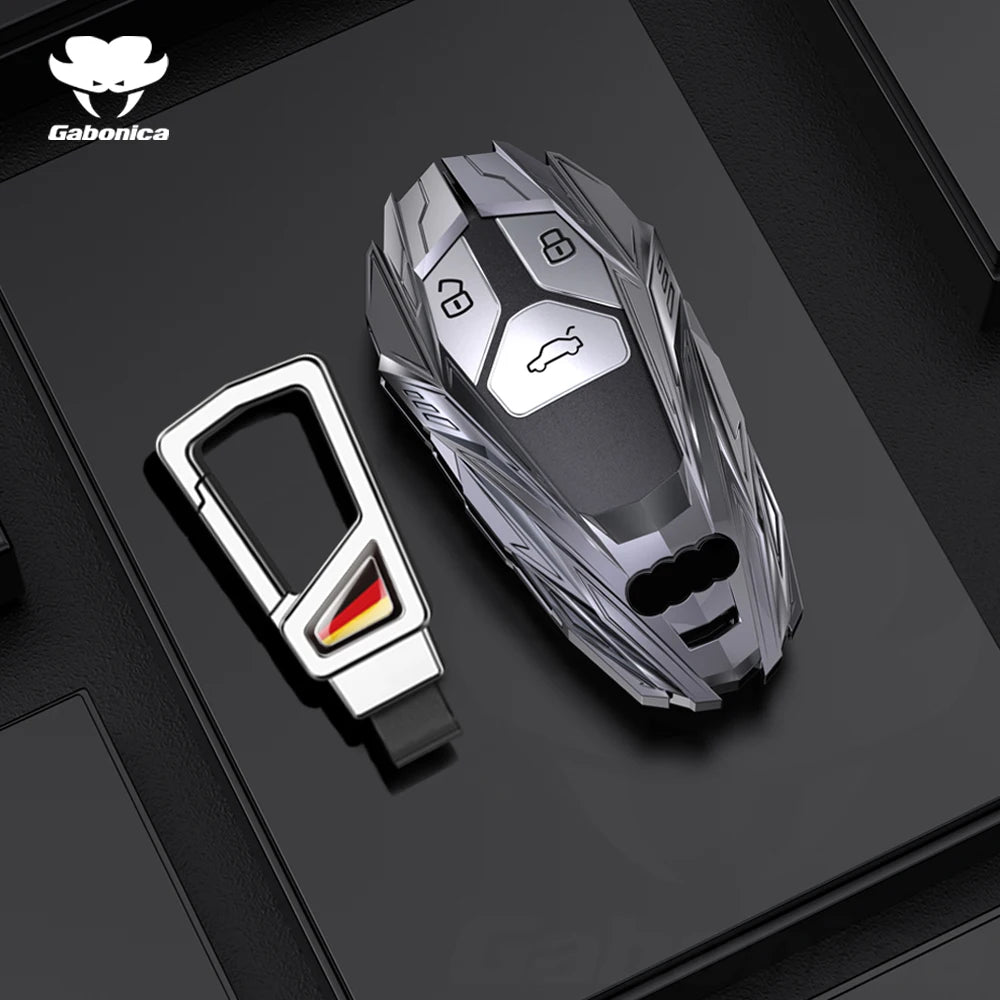 Alloy Car Key Case Cover Shell Fob For Audi A1 A3 Q2L Q3 S3 S5 S6 TT TTS Q7 Q5 A6 A4 A4L Q5L A5 A6L A7 A8 Q8 S4 S8 Accessories