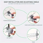 Kitchen Sink Drain Rack Adjustable Height Flexible Faucet Holder Sponge Storage Soap Drainer Organizer Bathroom KitchenAccessory
