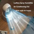 2025 New Bladeless Fan Leafless Spray Fan Usb Mute Desktop Bedroom Nig