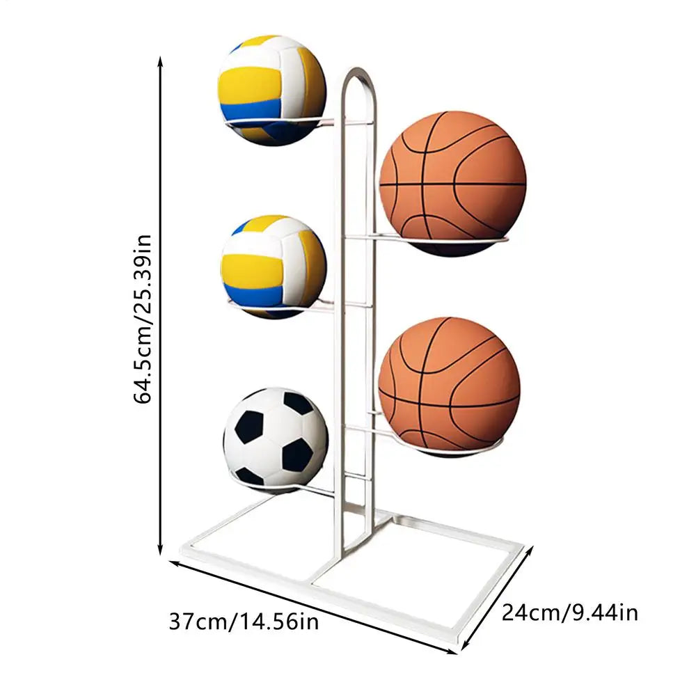 Multi-Layer Children Basketball Storage Rack Ball Football Storage Basket Placed Rack Kindergarten Volleyball Stand Holder