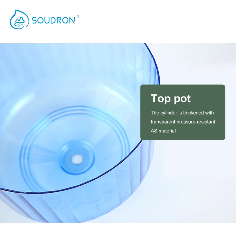 SOUDRON Household 13L 6 stages drinking mineral water filter purifier