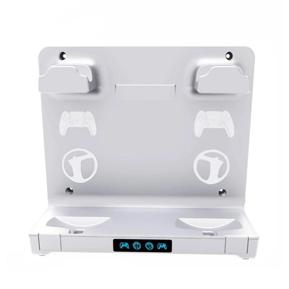 Controller Charger Hanging Game Controller Charger Station Storage Earphones Bracket With Display Light for PS VR2 PS5