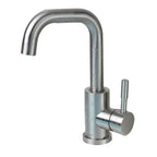 Dfrkjhre Bathroom Basin Faucet Matte Black Series for Sink Vessel Stainless Steel Hot and Cold Water Mixer Tap Crane