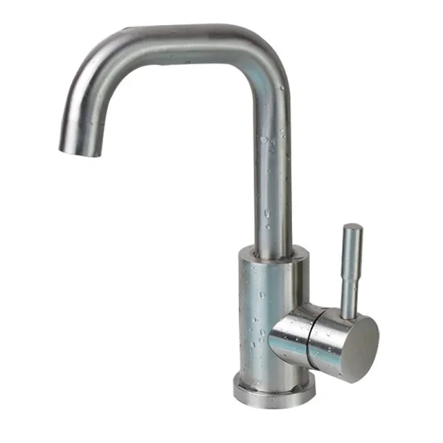Dfrkjhre Bathroom Basin Faucet Matte Black Series for Sink Vessel Stainless Steel Hot and Cold Water Mixer Tap Crane