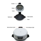 Electric Pizza Oven Indoor Portable, Steak Bread Pizza Pan with Indicator Light, Stone Baked Pizza At Home, Cold Touch Handle