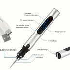 JANGKLIFE USB Cordless Rotary Tool Kit Woodworking Engraving Pen DIY For Jewelry Metal Glass Mini Wireless Drill