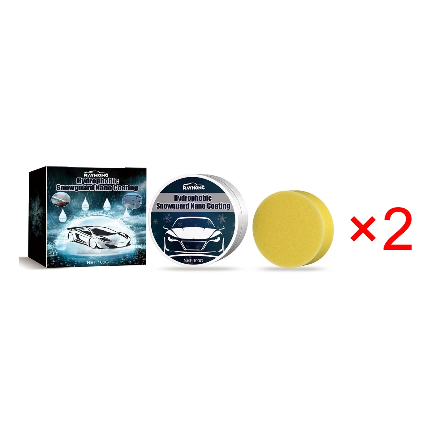 Car Snow Removal Cleaning Cream For Car Windows Snow Removal Anti-Icing Anti-Freezing Car Window Defrosting Cream