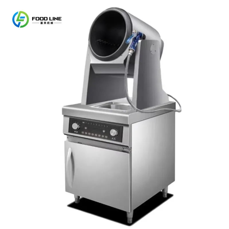 Customized Commercial Restaurant Kitchen Floor Standing Stir Fry Robot Full Automatic Wok Cooking Machine