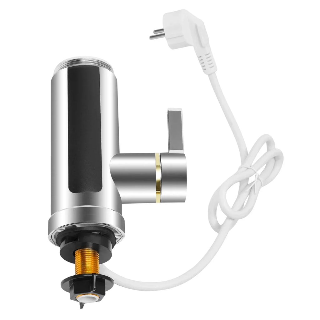 Electric Hot Cold Mixer Tap 3000W Instant Heating Faucet 360 Degree Rotation Tankless Water Heater Digital for Kitchen Bathroom