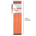 VEVOR Driveway Markers 48 inch 0.4 inch Diameter Fiberglass Poles Snow Stakes For Parking Lots Walkways Easy Visibility
