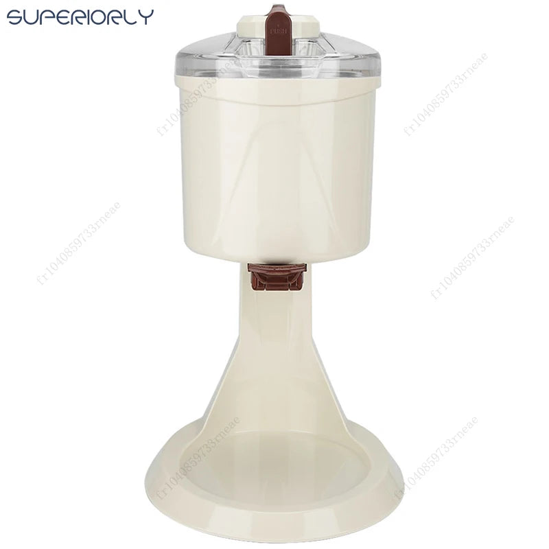 1L ice cream machine Manual automatic desktop simple operation large capacity mini soft ice cream machine household
