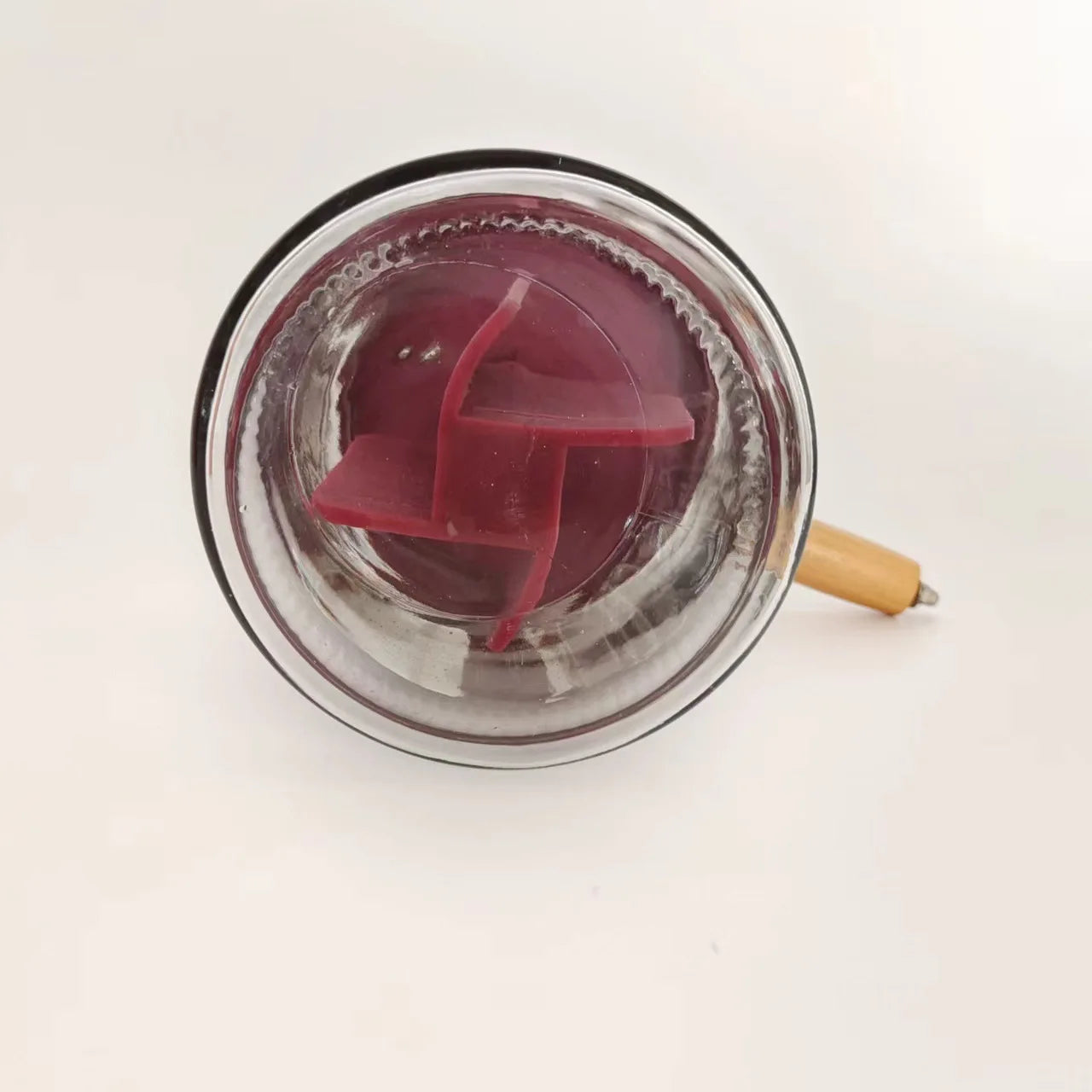 Butter Churner Manual Butter Maker Food Mixer Glass+silicone Stirring Tool Homemade Silicone Wheel Kitchen Gadgets 1L/1.5L