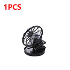 1/2/3PCS Solar Powered Cooling Fan Clip On Mini Solar Fan Outdoor Camp
