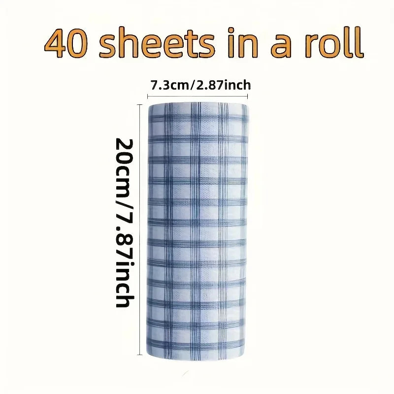 Cleaning Cloths - Super Absorbent Wet & Dry Design, Kitchen Restaurant Cleaning Essentials, Woven Disposable Dish Towels