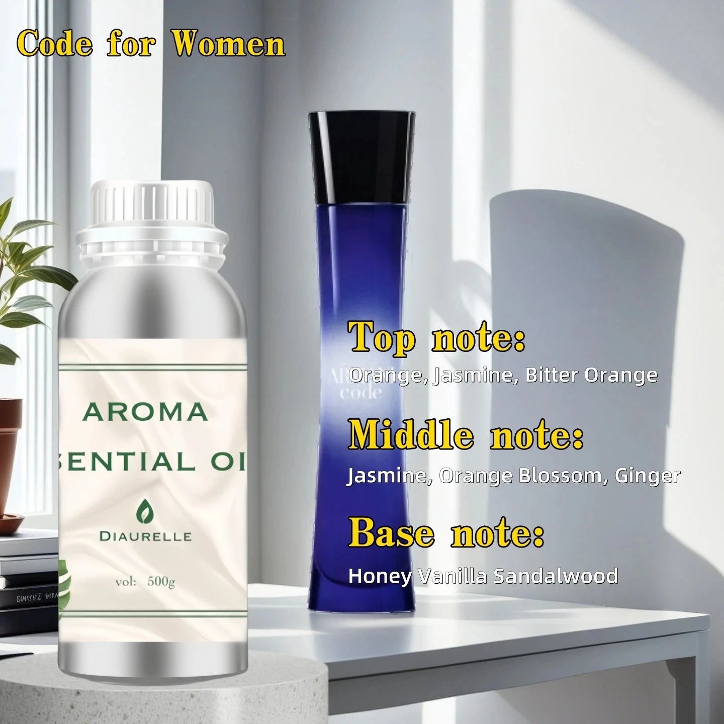 Diaurelle Hotels 500ML Long-Lasting Perfume Oil for Diffuser Hotel Home Air Freshener Strong Refreshing Aroma