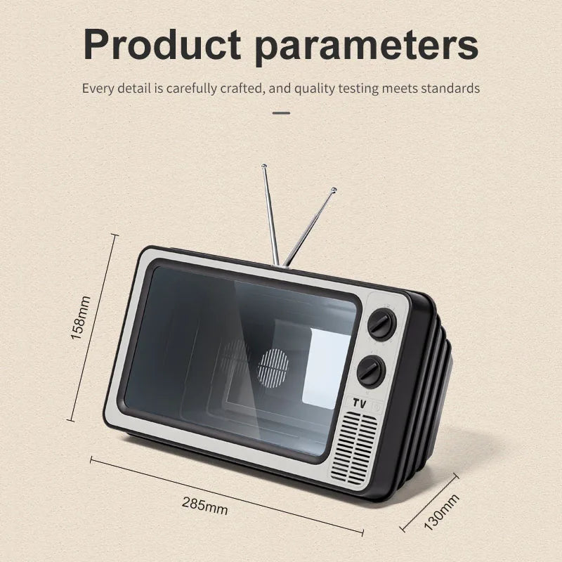 12 Inch Phone Screen Magnifier Enlarged Expand Stand Phone Holder HD Video Amplifier Eyes Protection Retro TV Box For Iphone