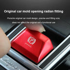 Car Handbrake Parking P Button Sequins Decoration Cover Trim For Porsche Cayenne Panamera 2017-2024 Macan 2014-2021 Accessories