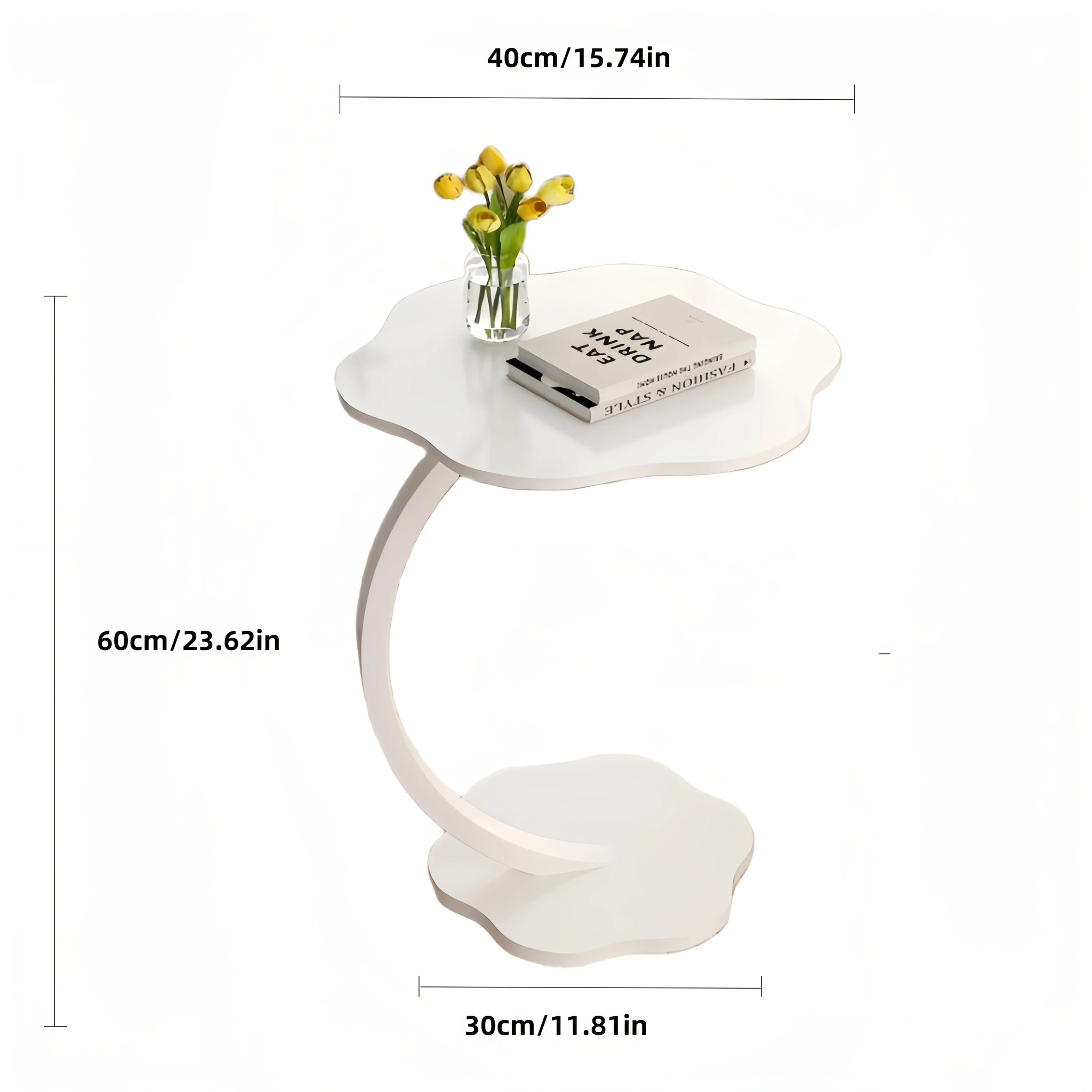 Coffee Tables Light Luxury Side Table Round Flower Bedside Table Bedside Home Study Desk Auxiliary Desk Living Room Furniture