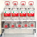 Adjustable Under Sink Storage Rack,Expandable Kitchen & Bathroom Cabinet Organizer, Durable Space-Saving Multi-Layer Pot Holder