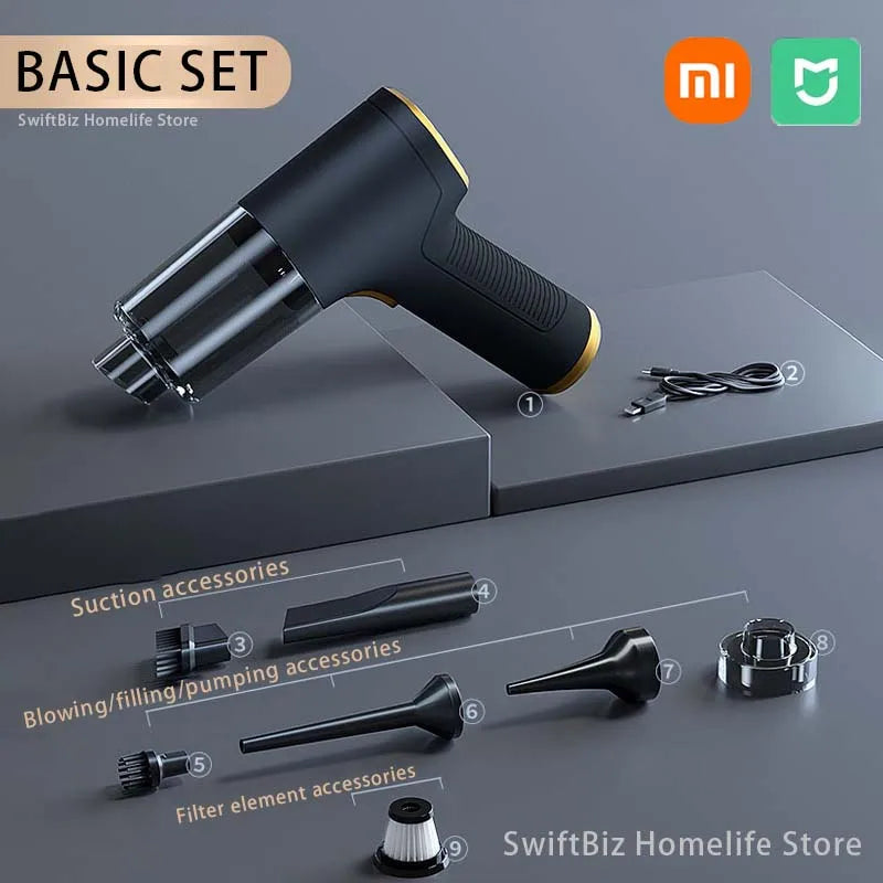 Xiaomi Car Vacuum Cleaner 8950000PA Wireless Mini Powerful Vacuum Cleaner Portable Handheld Cordless Super Strong Cleaning Home