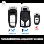 Alloy Car Key Case Cover Shell Fob For Audi A1 A3 Q2L Q3 S3 S5 S6 TT TTS Q7 Q5 A6 A4 A4L Q5L A5 A6L A7 A8 Q8 S4 S8 Accessories