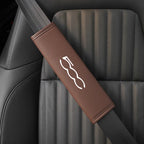 Car seat belt cover for Fiat 500 Breathable shoulder pad Driver shoulder care for adults and children car accessories interior