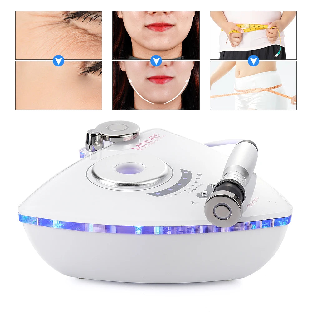 2MHz Tripolar Radio Frequency Face Body Skin Lifting Tightening Machine Eye Neck Anti-Wrinkle V-Face V-Line RF Beauty Device
