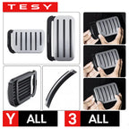 For Tesla Model Y Juniper 2025-2020 Launch Model 3 2017-2024 Highland Accelerator Brake Pedal Anti Slip Foot Rest Cover