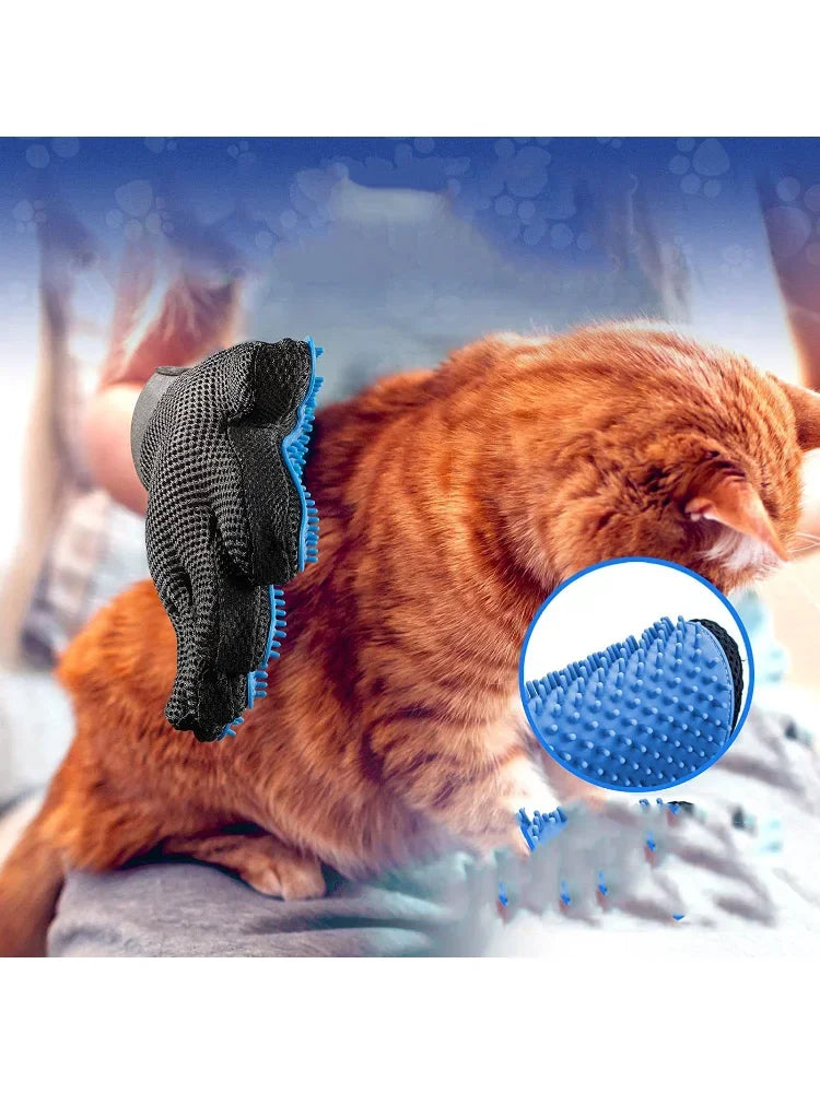 2-Sided Pet Grooming Kit - De-Shedding & De-Matting Brush for Dogs, Cats & Rabbits | AlluCanFind