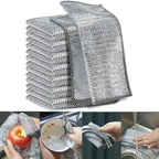 Microfiber Cleaning Cloths Kitchen Metal Cloth Towels Clean Food Frets Microfiber Napkins for Kitchen Stainless Steel Cloth