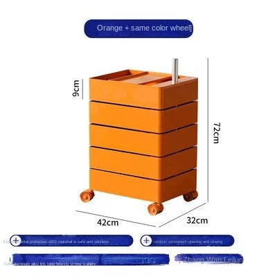 360 Rotating Storage Cabinet Movable Bedside Cabinet Ins Minimalist Nordic Internet Celebrity Cosmetics Multilayer File