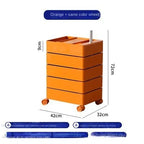 360 Rotating Storage Cabinet Movable Bedside Cabinet Ins Minimalist Nordic Internet Celebrity Cosmetics Multilayer File
