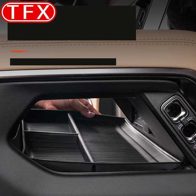 For BYD Leopard 8 2024 2025 Car Styling Under Central Control TPE Storage Box Pad  Anti Slip Pad Storage Box Accessories