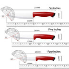Kitchen complementary food knife, professional ceramic fruit knife with knife sleeve, multi-purpose knife 1/3 piece knife set