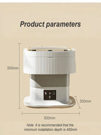 12L Large Capacity Fully Automatic Mini Folding Washing Machine Mini W