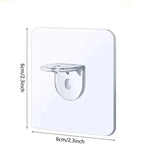 4/10pcs Wardrobe Divider Brackets Non-Marking Sticky Kitchen Cabinet Divider Brackets Anti-Side Slip Layer Support Brackets