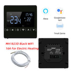 110V 120V 230V All Touch Screen Temperature Controller Thermoregulator Black Back Light Electric Heating Room Thermostat