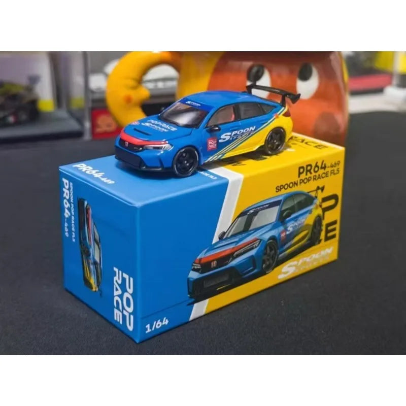 POP RACE 1:64 Tokyo Auto Salon Hong Kong 2025 RWB 997 Top Secret GT300 Supra NSX Diecast Car Model