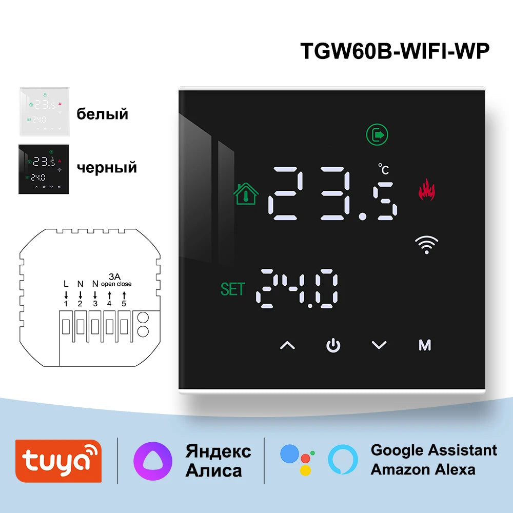 Beok 3A Water Floor Heating System for Smart WIFI Thermostat for Actuators Gas Boiler
