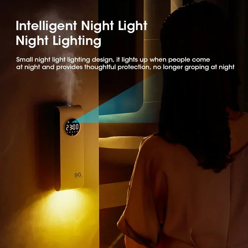 Aroma Diffuser Aromatherapy Machine with Night Light Wireless Wall Han