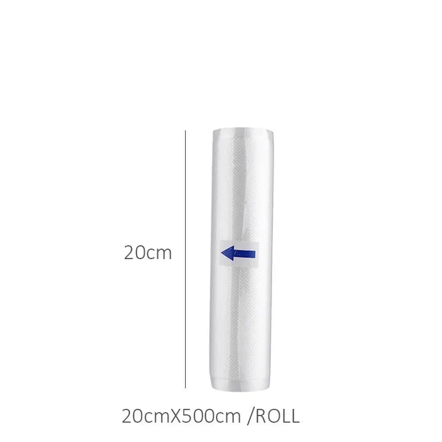 Household Food Saver Vacuum Bag Storage Bags Machine Film Sealer Vacuum Packer Saran Wrap Food Fresh Long Keeping 1 Roll
