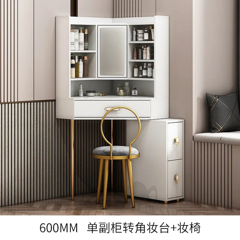 Corner dresser locker integrated light luxury bedroom modern simple small apartment triangular corner