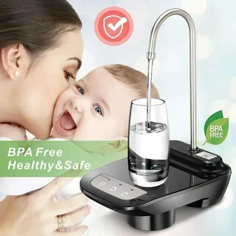 Automatic Water Bottle Dispenser Rechargeable Water Pump Dispenser Wit