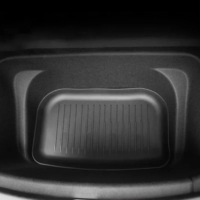 For Tesla Model Y 2021-2024 TPE Front Rear Trunk Frunk Floor Mat Storage Waterproof Protective Pad Car Decoration Accessories