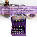Essential Oil Case 38 Slots 5ML 10ML 15ML Perfume Oil Essential Oil Box Travel Portable Carrying Holder Nail Polish Storage Bag
