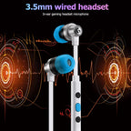 original Logitech G333 Headset Gaming Berkabel In-Ear G333 dengan Mikrofon Tipe C untuk Gaming Laptop Logitech G333 Gaming