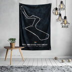 Ft Formula 1 Imola Monaco Circuit F1 Flag Polyester Digital Printing for Garage Wall Art Out Door Decoration With Grommets