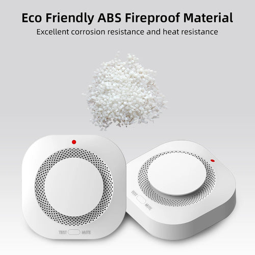 PGST Wireless Smoke Detector 433MHz Fire Alarm Sensor Home Security Alarm System Connects to Alarm Host
